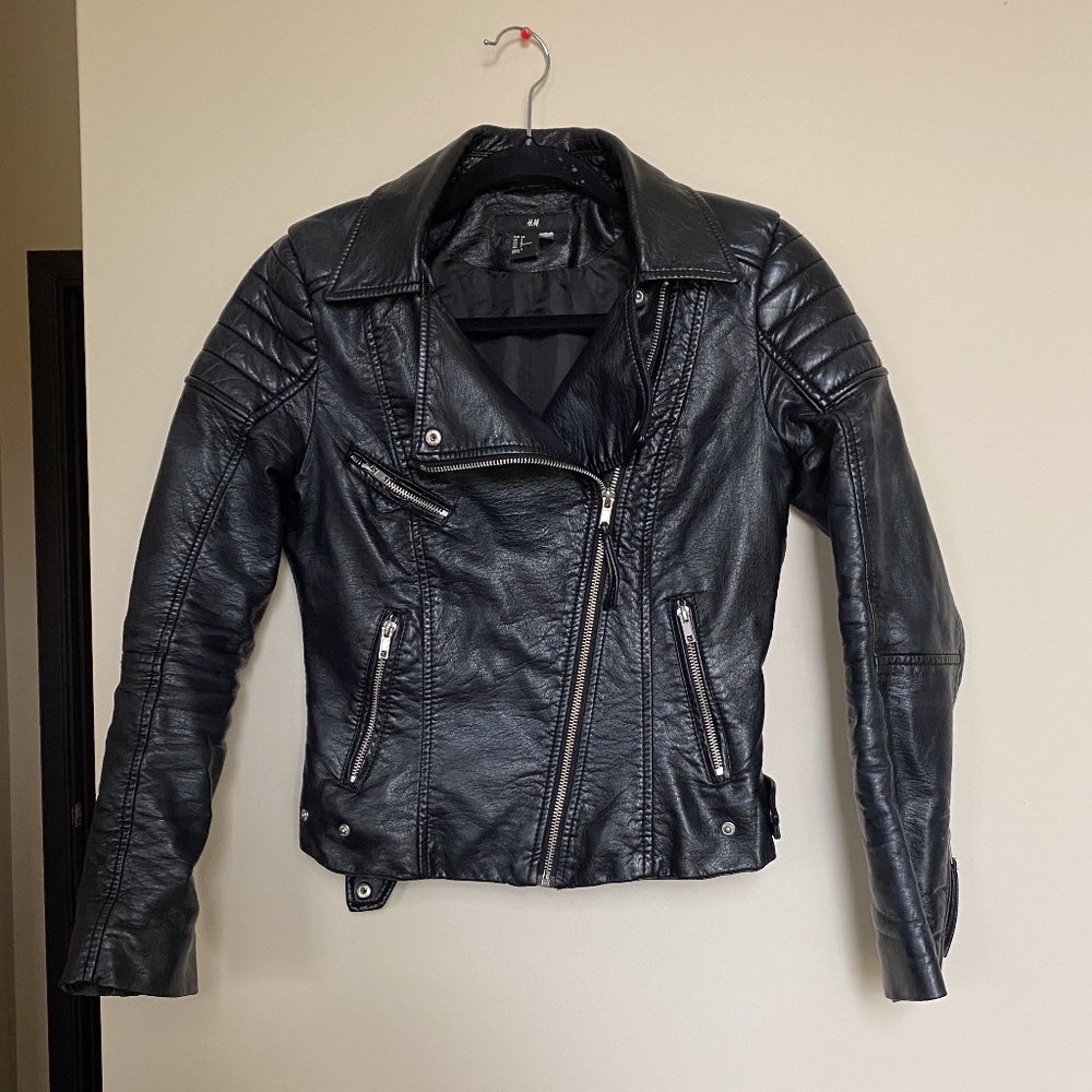 H&M Vegan leather jacket